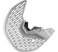 POLISPORT 8158000002 - Protector de horquilla inferior y disco MX fabricado en plástico resistente a los impactos y a la abrasión compatible con motocicletas HONDA en color Blanco