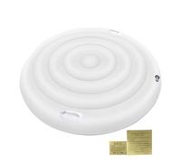 Protector inflable plegable para tapa de bañera de hidromasaje | Fundas de spa al aire libre de 160 cm para jacuzzi para interiores y exteriores, hogar, jardín, patio, viajes