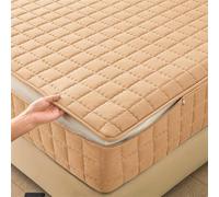 Protector Integral de Colchón Acolchado Funda de Colchón con Cremallera 70/80/135x190 Personalizable Cubre/Funda Colchon Mudanza Sábana Bajera Desenfundable Funda Protectora Colchon (135X190+35cm,B)