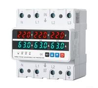 Protector inteligente de voltaje limitador de corriente para uso doméstico, con pantalla digital, ajustes de voltaje ajustables, protección contra sobrecorriente y tecnología de detección de pérdida