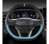 Protector Interior para Volante De Coche Accesorios para Automóvil En Forma D para Asiento para Ateca FR 2017 2018 2019 2020 para Leon ST(BLU)