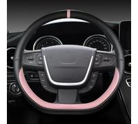 Protector Interior para Volante De Coche Cubierta Protectora Antideslizante para Embellecedor para Peugeot 508 SW 2011 2012-2018 Fácil de Instalar(Pink)