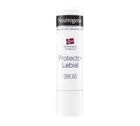 Neutrogena Fórmula Noruega Protector Labial SPF 20 (4,8g), bálsamo labial con protector solar para labios secos, bálsamo hidratante que protege de los rayos UVA y UVB