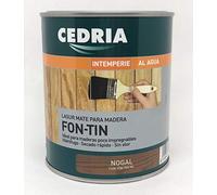 Protector lasur Fontin Cedria color nogal - protege y embellece la madera tanto de interior como de exterior. - 4 litros -