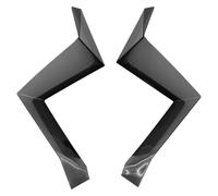 Protector Lateral de Viento para carenado piernas Motocicleta Compatible con ZONTES 368G 368 G 2024-2026 Divisor Lip Alerón(Black)