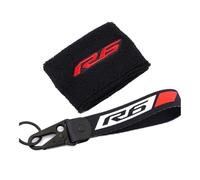 Protector Líquido Freno Motocicletas para Ya&maha R6 YZF-R6 YZF R6S YZFR6 Depósito Freno Delantero Motocicleta Calcetín Cubierta Tanque De Aceite Fluido Llavero con Mangas De Calcetín