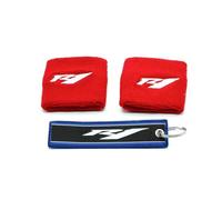 Protector Líquido Freno para YZF-R1 YZFR1 YZF R1 Depósito De Freno Delantero Motocicleta Calcetín Líquido Tanque Aceite Cubierta La Taza Mangas Funda
