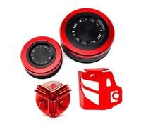 Protector Líquido Freno para YZF-R6 YZF R6 R1 Motocicleta CNC Depósito Líquido Freno Delantero Trasero Cubierta Calcetín Tanque Aceite Protector Taza