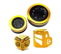 Protector Líquido Freno para YZF-R6 YZF R6 R1 Motocicleta CNC Depósito Líquido Freno Delantero Trasero Cubierta Calcetín Tanque Aceite Protector Taza
