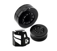 Protector Líquido Freno para YZF-R6 YZF R6 R1 Motocicleta CNC Depósito Líquido Freno Delantero Trasero Cubierta Calcetín Tanque Aceite Protector Taza