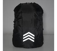 Protector Lluvia Mochila Polyester Ligero Protector Lluvia Mochila | Cinta reflectante ancha, visibilidad nocturna, seguridad ciclismo urbano, ajuste elástico firme(XS)