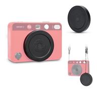 Protector magnético de tapa de lente para cámara instantánea Leica Sofort 2, tapa de lente magnética con correa antipérdida, accesorios de protección antiarañazos a prueba de polvo para cámara Leica