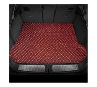 Protector Maletero Alfombra Compatible con Kia Mohave Borrego HM 7 Asientos 2008-2013 2014 2015 2016 Estera De Maletero Coche Personalizada Revestimiento Carga Interior(Trunk-Wine Red)