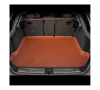 Protector Maletero Alfombra Compatible con Volvo XC60 2018 2019 2020 2021 2022 2023 2024 2025 Estera De Maletero Coche Personalizada Alfombras Revestimiento Carga Impermeables(Marrón)