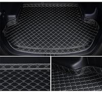 Protector Maletero Alfombrilla Maletero Coche Almohadilla Cubierta Carga para Nissan para Marzo 2010-2018 Maletero Antiincrustante(Beige Negro)