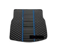 Protector Maletero Coche Alfombrillas Impermeables para Maletero De Skoda RS, Karoq, Superb Combi, Yeti Y Octavia Familiar(Black and Blue)