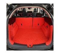Protector Maletero Coche Alfombrillas Laterales Altas Piel Sintética Personalizada para Maletero Trasero Compatible con Haval F7 2019 2020 2021(Rojo)