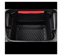 Protector Maletero Coche Alfombrillas para Maletero Delantero Trasero para 718 para Boxster para Cayman Protección Antimanchas Funda Protectora Interior(BlackA)