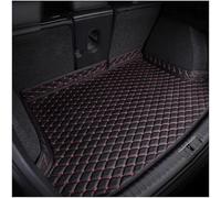 Protector Maletero Coche Cuero Impermeable Antideslizante para Volvo EX90 2024-2026,Alfombrilla Maletero a Medida,Cubre Maletero Resistente Arañazos Fácil Limpiar,Black-Red