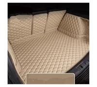 Protector Maletero Coche Forro Cuero para Maletero Coche Compartimento Alfombra Suelo Barro para Tesla para Modelo X 2016 2017 6 Asientos(Beige 1)