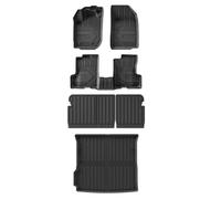 Protector Maletero Coche Para Dacia Para Duster (versión Fuel Años 2018 A 2024) Almohadilla Maletero Alfombrilla TPE 3D Protección Timón Izquierdo(LHD 6PCS)