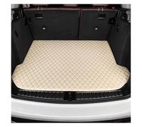 Protector Maletero Coche para Jaguar F-Type 2013 2014 2015 2016 2017 2018 2019 2020 2021 2022 Estera Maletero Coche Personalizada Cuero PU Accesorios Alfombra(Beige)