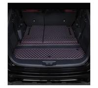 Protector Maletero Coche para Toyota para Crown para Kluger 2021-2026 Esteras para Maletero Vehículos Revestimiento Carga Alfombras Interior Coche Impermeables(Black Red A)