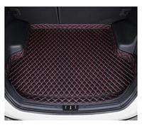 Protector Maletero para Ford para Mustang para Mach-E 2024 Y 2025 Personalizada, Coche Alfombrilla Maletero Cuero Impermeable(Black Red)