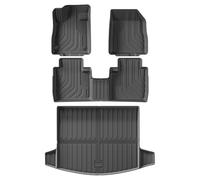 Protector Maletero para Lincoln para Nautilus 2024-2025 Revestimiento De Maletero TPE 3D Color Negro para Volante A La Izquierda Alfombrillas Coche(LHD 4P)