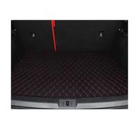 Protector Maletero para VW para Tiguan 2017 2018 2019 2020 2021 2022 Alfombrilla para Maletero De Coche Revestimiento Carga Accesorios Interiores(Black-Red)