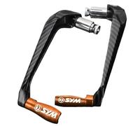 Protector Manetas Moto Protector de palancas embrague freno for manillar motocicleta(Lever Guard Orange)