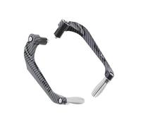 Protector Manetas Moto Protector de palancas embrague freno manillar motocicleta, amortiguador trasero(Silver)
