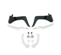 Protector Manillar Moto para BMW R 1200 GS ADV R1200GS LC R1250GS F 800 para Adventure S1000XR Protector Manos Y Parabrisas Juego Completo Paramanos Moto(White Black Set)