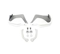 Protector Manillar Moto para BMW R 1200 GS ADV R1200GS LC R1250GS F 800 para Adventure S1000XR Protector Manos Y Parabrisas Juego Completo Paramanos Moto(White Grey Set)