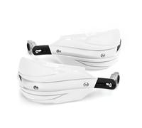 Protector Manillar Moto para YZ250 YZ250F TW200 XT250 XR650L 22 Mm 28 7/8" Y 1 1/8" Protectores De Manos Universales para Motocicletas Todoterreno ATV(White)