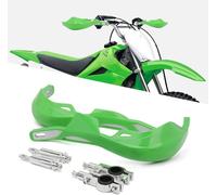 Protector Manillar Moto,Paramanos Moto Universale Guardamanos para 22 mm 28 mm para Sur Ron ATV Pit Bike off Road Motocross Enduro MX-Verde