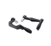 Protector Manillar para moto Aluminio Aleación Negro Protector | Aleación aluminio negro, instalación simple, deformación, uso práctico, motocicleta eléctrica(Black)