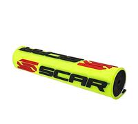 Protector Manillar SCAR Ø 22mm (7/8") con Barra - Moto Cross Quad Dirt Bike Enduro Supermoto - Amarillo fluo