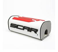 Protector Manillar SCAR Ø 28,6mm (1 1/8") sin Barra - Moto Cross Quad Dirt Bike Enduro Supermoto - Blanco