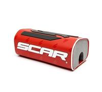 Protector Manillar SCAR Ø 28,6mm (1 1/8") sin Barra - Moto Cross Quad Dirt Bike Enduro Supermoto - Rojo