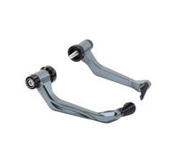 Protector Mano Moto para Kawasaki para ZX4RR Accesorios Universales para Motocicleta Protectores De Arco Guardamanos De Bocina(Titanium)