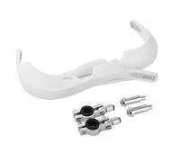 Protector Mano para Manillar de Ajuste para Honda protección de Manos Cubiertas de puños Cruzados Pitbike Moto guardamanos Piezas de Motocross Protector de Manillar Deflector Viento(White)
