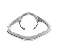 Protector Manos Ajuste para Suzuki GSXR GSX-R 600 750 1000 K2 K3 K4 K5 K6 K7 K8 manija de Agarre del Pasajero de la Motocicleta manija del Tanque de Combustible(Silver)