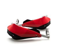 Protector Manos Manillar para S&uzuki para 22mm 25mm 28mm Motocicleta Manillar Protectores Barra Bike Guardamanos(Red)