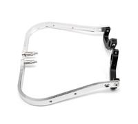 Protector Manos Manillar para Ya&maha 22MM 7/8 Motocicleta Guardamanos Manillar Protector Protectores Manos Protección Bicicleta(Silver)
