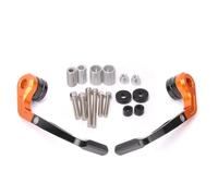 Protector Manos Moto para Cb650r Cb1000r Cb1100rs Cb1300 Universal Motorcy NC Accesorios Aluminio Manillar Palanca Protectores Guardamanos Paramanos(Orange)