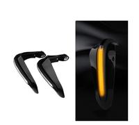 Protector Manos Moto para FZ1 FZ6 para Suzuki para CFMOTO para VOGE con Luz LED ABS Motocicleta Guardamanos 15-22mm Manillar Protector Mano Universal Protectores Mano(Black-Yellow LED)
