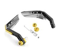 Protector Manos Moto para Manillar 7/8 Pulgadas 1 Par Paramanos Motocicleta Protector Viento Anodizado Motocicleta Universal Protectores Mano(Gold)