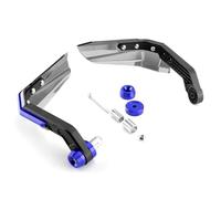 Protector Manos Moto para Manillar 7/8 Pulgadas 1 Par Paramanos Motocicleta Protector Viento Anodizado Motocicleta Universal Protectores Mano(Blue)