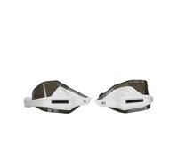 Protector Manos Moto para Montana XR1 125 para EVO para Macbor 125EVO Protectores De Manos para Parabrisas Motocicleta Protectores Mano(White Brown Big)